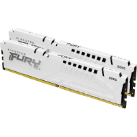 Модуль пам'яті для комп'ютера DDR5 64GB (2x32GB) 6400 MHz Beast White EXPO Kingston Fury (ex.HyperX) (KF564C32BWEK2-64) Diawest