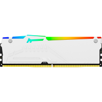 Модуль пам'яті для комп'ютера DDR5 64GB (2x32GB) 6400 MHz Beast White RGB XMP Kingston Fury (ex.HyperX) (KF564C32BWAK2-64) Diawest