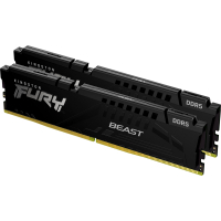 Модуль пам'яті для комп'ютера DDR5 32GB (2x16GB) 6400 MHz Beast Black EXPO Kingston Fury (ex.HyperX) (KF564C32BBEK2-32) Diawest