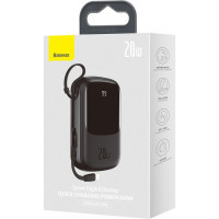 Батарея універсальна Baseus Qpow 20000mAh 20W PD/3.0 QC/3.0 USB+TypeC+Lightning (PPQD-H01 / 1283126558948) Diawest