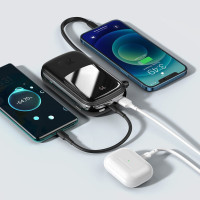 Батарея універсальна Baseus Qpow 20000mAh 20W PD/3.0 QC/3.0 USB+TypeC+Lightning (PPQD-H01 / 1283126558948) Diawest