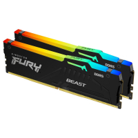 Модуль пам'яті для комп'ютера DDR5 32GB (2x16GB) 6800 MHz Beast RGB EXPO Kingston Fury (ex.HyperX) (KF568C34BBEAK2-32) Diawest