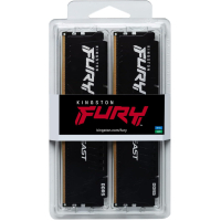 Модуль пам'яті для комп'ютера DDR5 128GB (4x32GB) 5600 MHz Beast Black XMP Kingston Fury (ex.HyperX) (KF556C40BBK4-128) Diawest