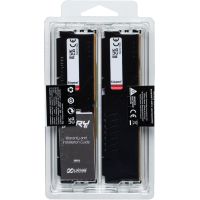 Модуль пам'яті для комп'ютера DDR5 128GB (4x32GB) 5600 MHz Beast Black XMP Kingston Fury (ex.HyperX) (KF556C40BBK4-128) Diawest