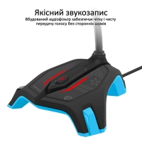 Мікрофон Vertux Streamer-2 LED USB Blue (streamer-2.blue) Diawest