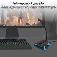 Мікрофон Vertux Streamer-2 LED USB Blue (streamer-2.blue) Diawest