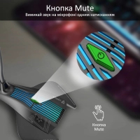Мікрофон Vertux VertuMic-1 LED USB Black (vertumic-1.black) Diawest