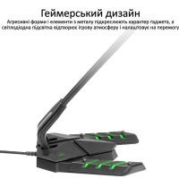 Мікрофон Vertux Streamer-3 LED USB Black (streamer-3.black) Diawest