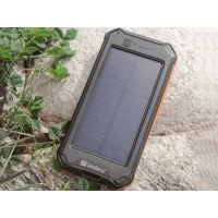 Батарея універсальна Sandberg 10000 mAh, Solar:5V/250mA, power-through, IP54, flashlight (420-72) Diawest