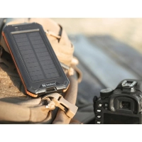Батарея універсальна Sandberg 10000 mAh, Solar:5V/250mA, power-through, IP54, flashlight (420-72) Diawest