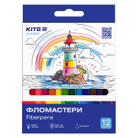 Фломастери Kite Classic 12 кольорів (K-447) Diawest