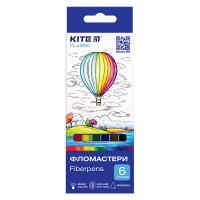 Фломастери Kite Classic 6 кольорів (K-446) Diawest
