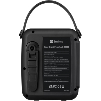 Батарея універсальна Sandberg 20000mAh PD/20W, динамо-зарядка, power-through, flashlight (420-79) Diawest