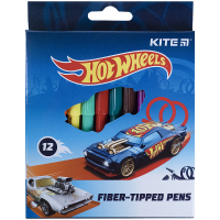 Фломастери Kite Hot Wheels 12 кольорів (HW21-047) Diawest