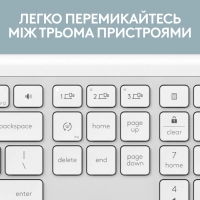 Комплект Logitech MK950 Bluetooth/Wireles UA Off-White (920-012491) Diawest