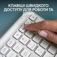 Клавіатура Logitech K950 Bluetooth/Wireless UA Off-White (920-012466) Diawest