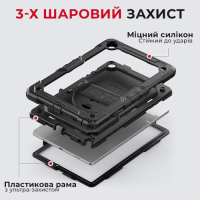 Чохол до планшета AirOn Premium Samsung Galaxy Tab A9 Plus 11'' 2023 Black (4822352781121) Diawest