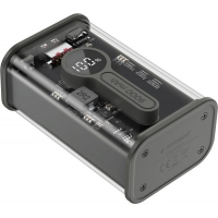 Батарея універсальна Gembird 9000mAh, QC3.0, Transparent (PB09-TQC3-01) Diawest