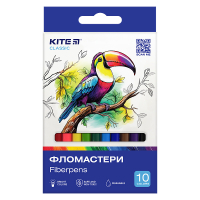 Фломастери Kite Classic 10 кольорів (K-455) Diawest