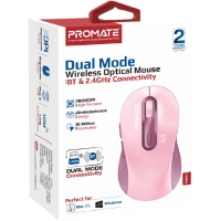 Мишка Promate Ken Wireless/Bluetooth Pink (ken.pink) Diawest