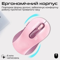 Мишка Promate Ken Wireless/Bluetooth Pink (ken.pink) Diawest
