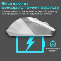 Мишка Promate Samit Wireless White (samit.white) Diawest