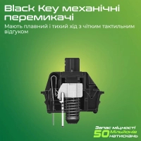 Клавіатура Vertux Tungsten USB Black (tungsten.black) Diawest