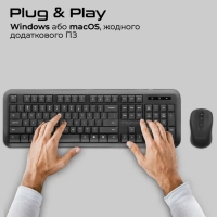 Комплект Promate ProCombo-6 Wireless Black (procombo-6) Diawest