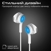 Навушники Promate LumiBuds-C Silver (lumibuds-c.silver) Diawest