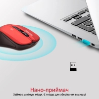 Мишка Promate Contour Wireless Red (contour.red) Diawest