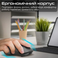 Мишка Promate Samo Wireless/Bluetooth Black (samo.black) Diawest