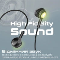 Навушники Promate LumiBuds-C Black (lumibuds-c.black) Diawest