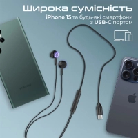 Навушники Promate LumiBuds-C Black (lumibuds-c.black) Diawest