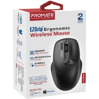 Мишка Promate UniGlide Wireless Black (uniglide.black) Diawest