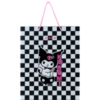 Подарунковий пакет Kite паперовий Kuromi 26х32 см (HK24-266) (продається по 5 шт) Diawest