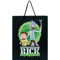 Подарунковий пакет Kite паперовий Rick and Morty 26х32 см (RM24-266) (продається по 5 шт) Diawest