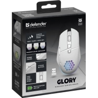 Мишка Defender Glory GM-514 LED Wireless White (52513) Diawest