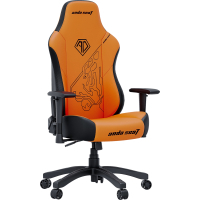 Крісло ігрове Anda Seat Phantom Tiger Edition Size L Orange (AD18Y-14-OB-PV/C) Diawest