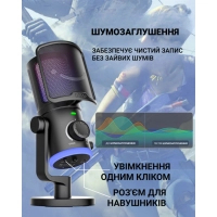 Мікрофон Fifine AM6 USB Black (AM6) Diawest
