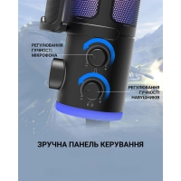 Мікрофон Fifine AM6 USB Black (AM6) Diawest