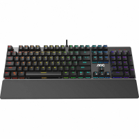 Клавіатура AOC GK500 RGB Outemu Red USB Black (GK500DR2R) Diawest