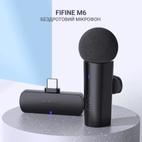 Мікрофон Fifine M6 Wireless Black (M6) Diawest