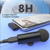 Мікрофон Fifine M6 Wireless Black (M6) Diawest