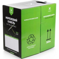 Кабель мережевий Vinga UTP Cat6 CCA 4 pairs 305 m outdoor (VCDCU6CA305OU) Diawest