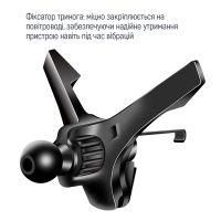Універсальний автотримач ColorWay Magnetic Air Vent-6 (360° rotation) Gray (CW-CHM16-GR) Diawest