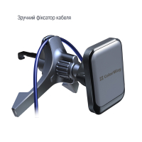 Універсальний автотримач ColorWay Magnetic Air Vent-6 (360° rotation) Gray (CW-CHM16-GR) Diawest