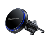 Універсальний автотримач ColorWay MagSafe 360° Air Vent 15W Black (CW-CHMW041Q-BK) Diawest