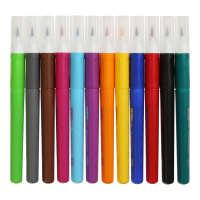 Фломастери ZiBi KIDS Line JUMBO брашеві 12 кольорів (ZB.2822) Diawest