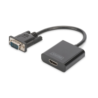 Перехідник VGA to HDMI (M/F), Full HD Digitus (DA-70473) Diawest