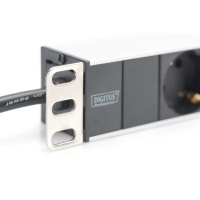 Силовий блок 1U, 8xSchuko, 16A, 250V, вилка Schuko Zpas (DN-95401) Diawest